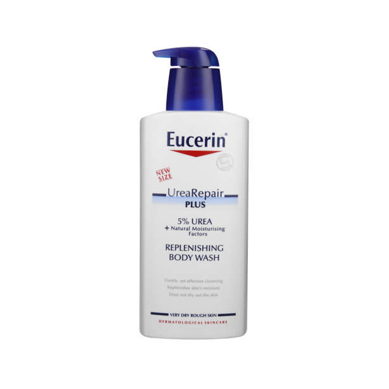 ژل شستشو صورت و بدن اوسرین مدل urea repair 5درصد حجم 400 میلی لیتر
