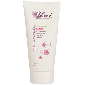 ژل شستشو صورت یونی لد سری herbal skin مدل oily skin حجم 200 میلی لیتر