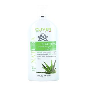 ژل شستشوی بدن کلیون مدل aloe vera shower gel حجم 300 میلی لیتر