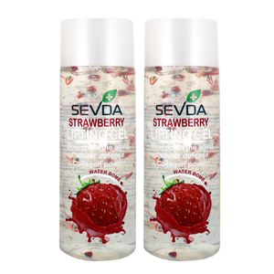 ژل ضد چروک سودا مدل توت فرنگی حجم 250 میلی لیتر مجموعه 2 عددی