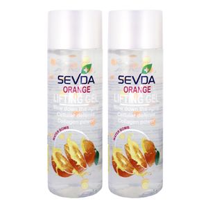 ژل ضد چروک سودا مدل پرتقال حجم 250 میلی لیتر مجموعه 2 عددی