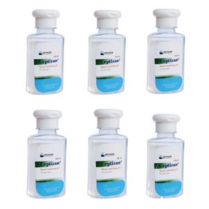 ژل ضدعفونی کننده دست بهوزان مدل ceptizan حجم 120میلی لیتر بسته 6 عددی