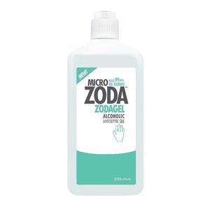 ژل ضدعفونی کننده دست میکروزدا سری zodagel حجم 500 میلی‌لیتر