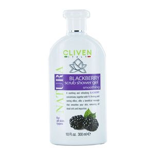 ژل لایه بردار و شتستشوی بدن کلیون مدل blackberry scrub shower gelحجم 300 میلی لیتر