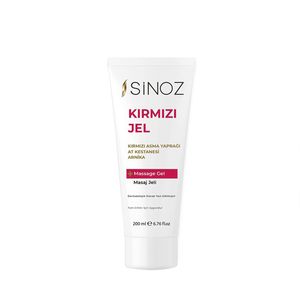 ژل ماساژ سینوز مدل kirmizi حجم 200 میلی لیتر