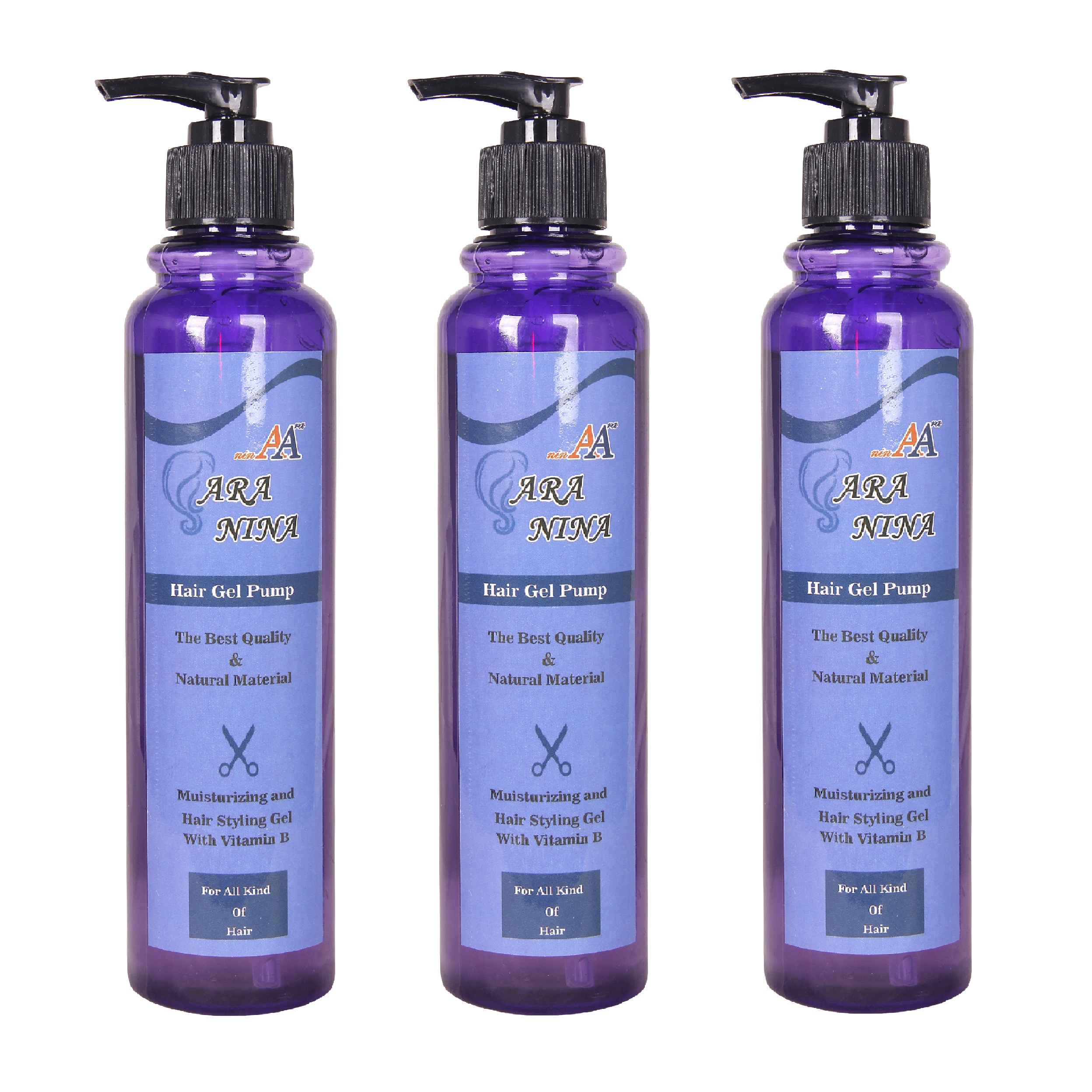 ژل مو آرانینا مدل a plus حجم 350 میلی لیتر مجموعه 3 عددی