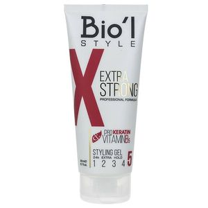ژل مو بیول مدل extra strong حجم 200 میلی لیتر