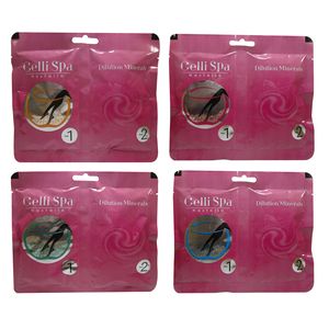 ژل نمک حمام ناستالیا مدل mix calm وزن 70 گرم بسته 4 عددی