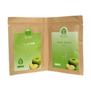 ژل پدیکور اسپادرم مدل سیب وزن 40 گرم به همراه حلال مدل 01 وزن 60 گرم