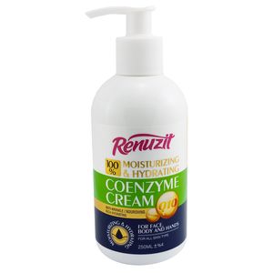 کرم آبرسان رینوزیت مدل coenzyme q10 حجم 250 میلی لیتر