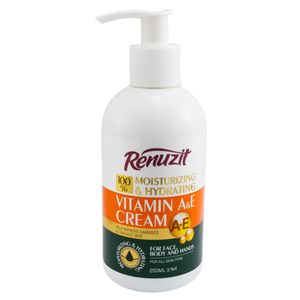 کرم آبرسان رینوزیت مدل vitamin a+e حجم 250 میلی لیتر