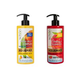 کرم آبرسان شون مدل omega 3 حجم 500 میلی لیتر به همراه کرم آبرسان شون مدل royal jelly حجم 500 میلی لیتر