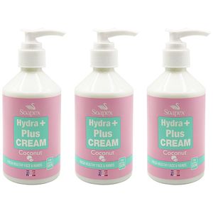 کرم آبرسان و مرطوب کننده سوپکس مدل coconut حجم 250 میلی لیتر مجموعه 3 عددی