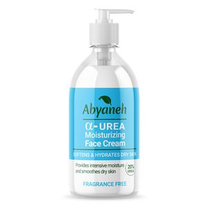 کرم آبرسان و مرطوب کننده صورت ابیانه مدل alpha urea حجم 150 میلی لیتر