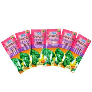 کرم برنز کننده فلورسان مدل ice bronzing cream حجم 15 میلی لیتر بسته 6 عددی