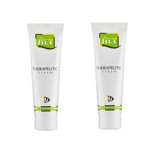 کرم ترمیم کننده دکتر ژیلا مدل therapeutic حجم 30 میلی لیتر بسته 2 عددی