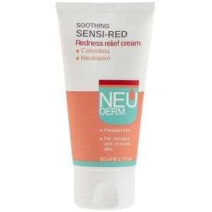 کرم ترمیم کننده نئودرم مدل soothing sensi red حجم 50 میلی لیتر