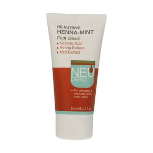 کرم ترک پا نئودرم مدل henna mint حجم 50 میلی لیتر