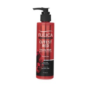 کرم تقویت کننده و ترمیم کننده موی قرمز فولیکا مدل cutest red حجم 200 میلی لیتر