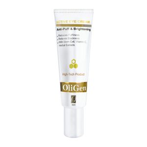 کرم دور چشم الی ژن سری active eye cream مدل anti puff and brightening حجم ۳۰ میلی لیتر