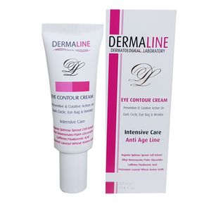 کرم دور چشم درمالاین مدل anti age line حجم 20 میلی لیتر