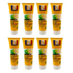 کرم رفع ترک پا 121 مدل aloe vera حجم 75 میلی لیتر مجموعه 8 عددی