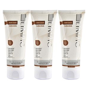 کرم رفع ترک پا لیمپیو مدل anti crack حجم 75 میلی لیتر مجموعه 3 عددی