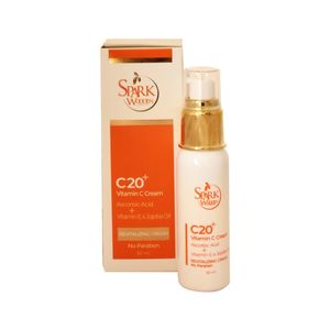کرم روشن کننده اسپارک وودن مدل vitamin c 20 plus حجم 75 میلی لیتر
