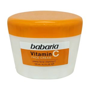 کرم روشن کننده صورت باباریا مدل vitamin c حجم 125 میلی لیتر