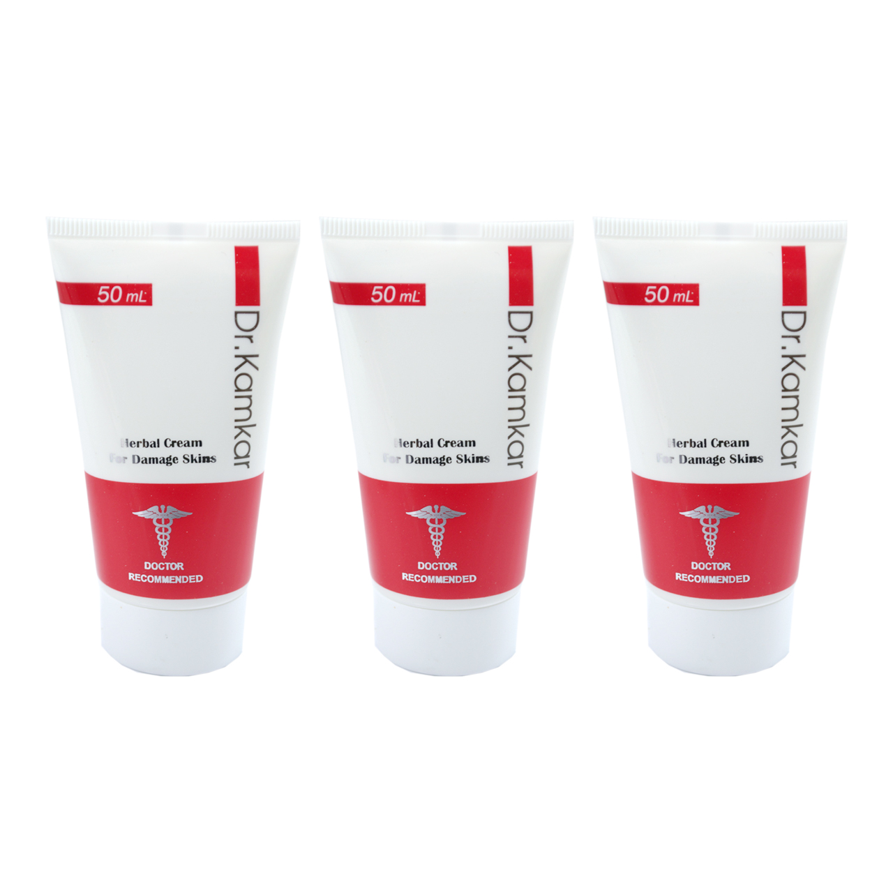 کرم زخم بستر دکتر کامکار مدل herbal cream حجم 50 میلی لیتر مجموعه 3 عددی