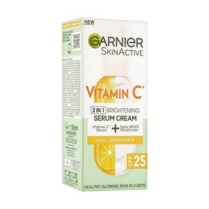 کرم سرم روشن کننده گارنیه مدل vitamin c 2in1 حجم 50 میلی لیتر
