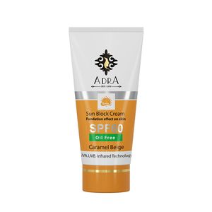 کرم ضد آفتاب آدرا مدل caramel beige حجم 50 میلی لیتر