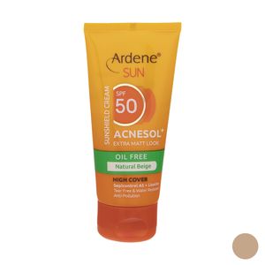 کرم ضد آفتاب آردن سان مدل natural beige وزن 50 گرم