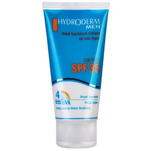 کرم ضد آفتاب آقایان هیدرودرم spf35 وزن 50 گرم