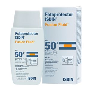 کرم ضد آفتاب ایزدین مدل fusion fluid حجم 50 میلی لیتر
