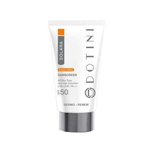 کرم ضد آفتاب بی رنگ دوتینی spf 50 مدل فیوژن واتر ‌مناسب انواع پوست حجم 50 میلی‌لیتر