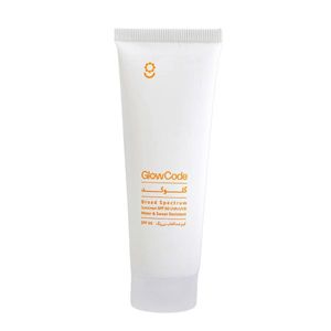 کرم ضد آفتاب بی رنگ گلوکد spf 50 مدل broad spectrum مناسب انواع پوست حجم 40 میلی‌لیتر