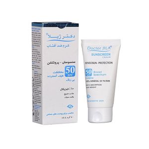 کرم ضد آفتاب دکتر ژیلا مدل سنسوسان پروتکشن حجم 50 میلی لیتر