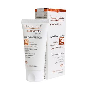 کرم ضد آفتاب دکتر ژیلا مدل مولتی پروتکشن حجم 50 میلی لیتر