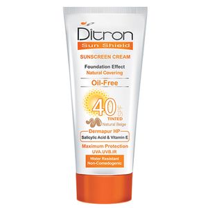 کرم ضد آفتاب دیترون مدل natural beige spf40 حجم 40 میلی لیتر