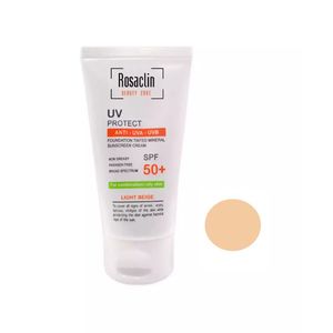 کرم ضد آفتاب رزاکلین مدل oily light beige حجم 40 میلی لیتر