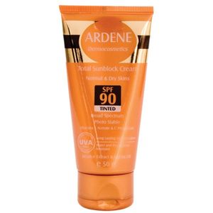 کرم ضد آفتاب رنگی آردن spf90