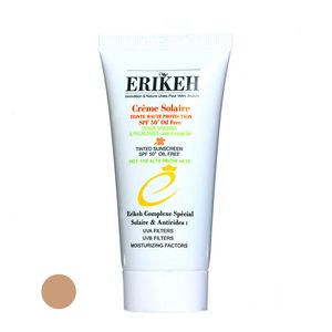 کرم ضد آفتاب رنگی اریکه spf 50 مدل solarie and antirides مناسب پوست‌های چرب و اکنه ای حجم 50 میلی‌لیتر