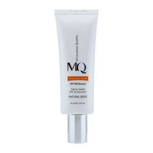 کرم ضد آفتاب رنگی ام کیو مدل natural beige normal حجم 55 میلی لیتر