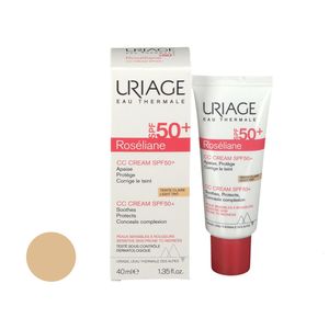 کرم ضد آفتاب رنگی اوریاژ spf50 مدل رزلیین مناسب پوست های حساس حجم 40 میلی لیتر