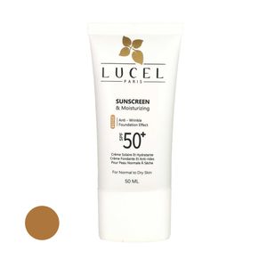 کرم ضد آفتاب رنگی لوسل spf50 مدل b d مناسب انواع پوست حجم 50 میلی لیتر