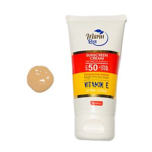 کرم ضد آفتاب رنگی مارین رز spf 50 مدل m 03 مناسب پوست های چرب حجم 50 میلی لیتر