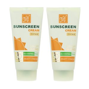 کرم ضد آفتاب رنگی مای spf50 مدل spot guard مناسب برای پوست مختلط و چرب حجم 50 میلی لیتر مجموعه 2 عددی