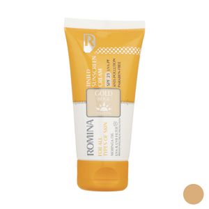 کرم ضد آفتاب رومینا مدل gold beige 25 حجم 50 میلی لیتر