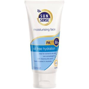 کرم ضد آفتاب سان سنس مدل moisturising face spf50 حجم 50 میلی لیتر